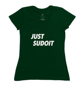 Camiseta Linux Just Sudo It