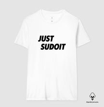 Camiseta Premim Linux Just Sudo It