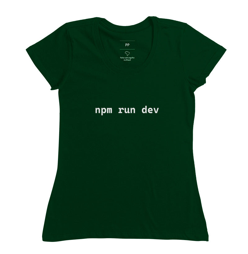 Camiseta NPM Run Dev