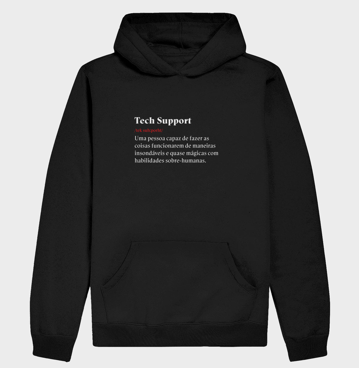 Hoodie Moletom Definiçao Tech Support