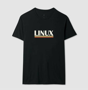 Camiseta Linux Retrô