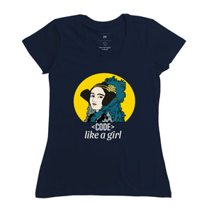 Camiseta Ada Lovelace Code Like a Girl