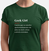 Camiseta Definição Geek Girl