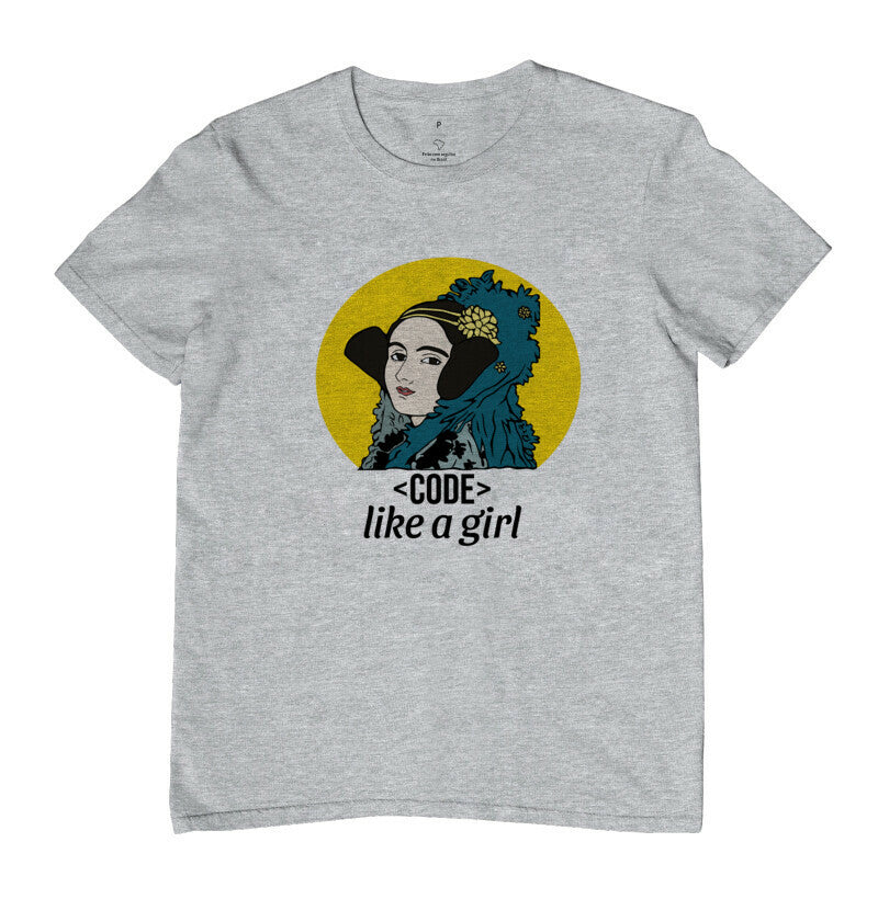 Camiseta Ada Lovelace Code Like a Girl