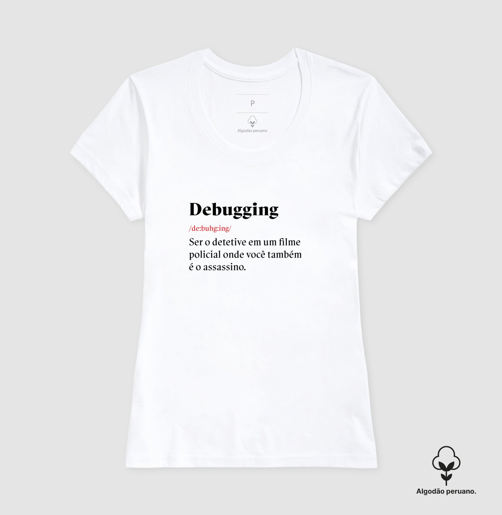 Camiseta Premium - Definição Debugging