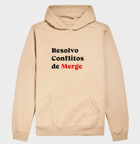 Hoodie Moletom Resolvo Conflitos de Merge