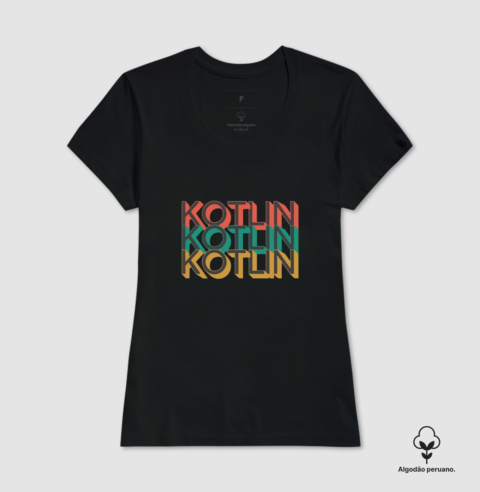 Camiseta Premium Kotlin Retro