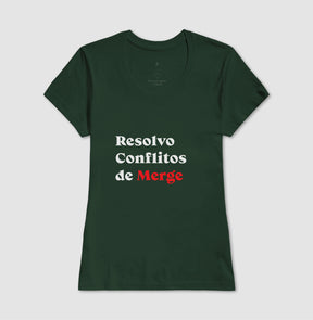 Camiseta Resolvo Conflitos de Merge