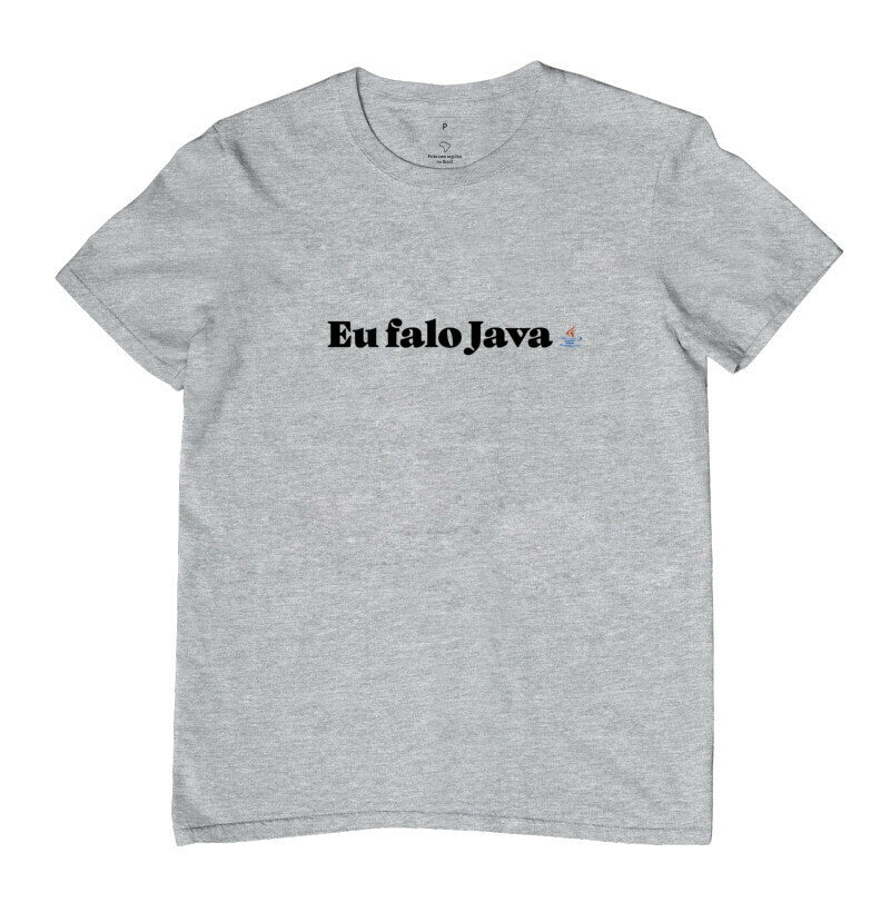 Camiseta Eu falo Java