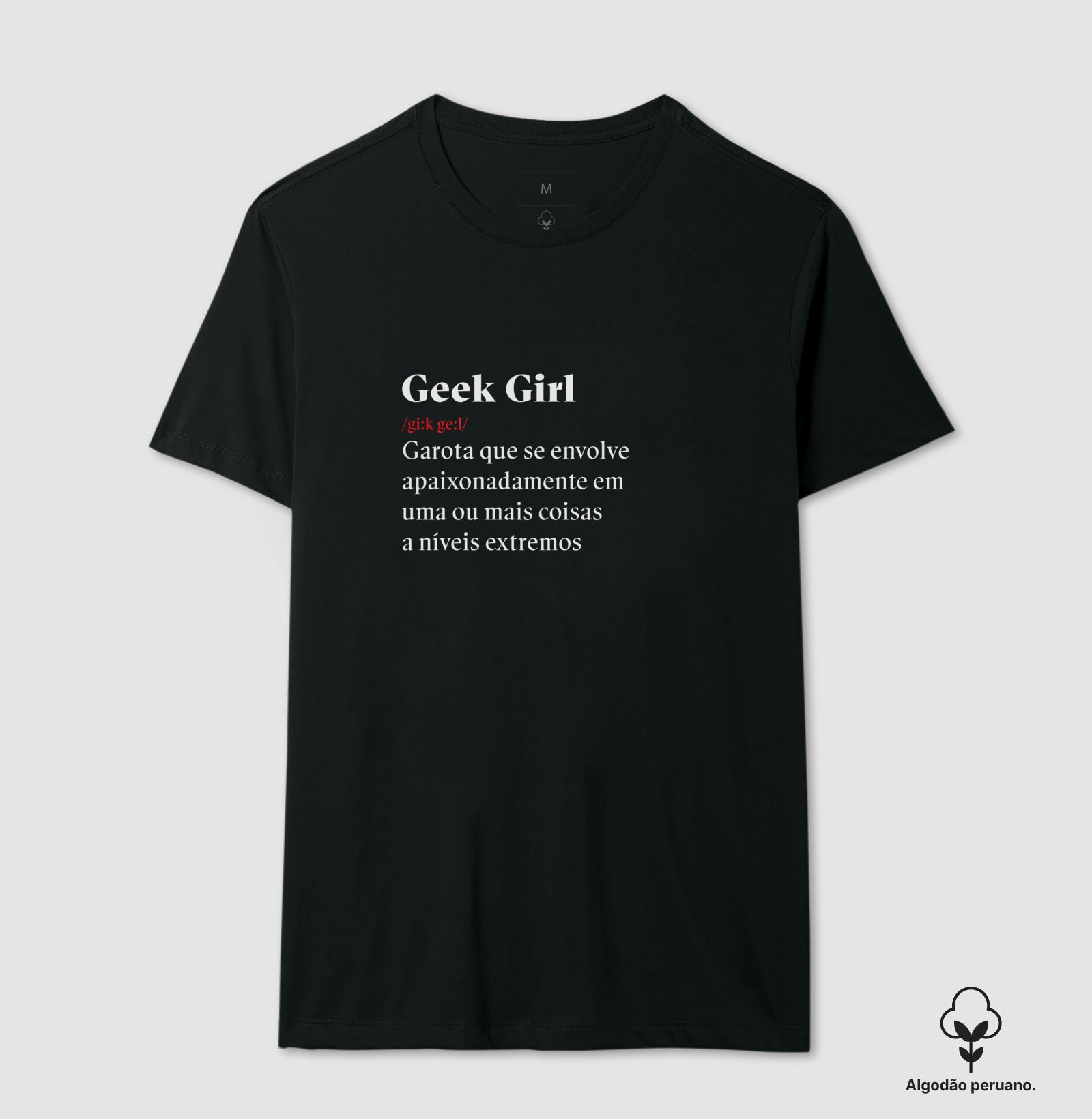 Camiseta Premium - Definição Geek Girl