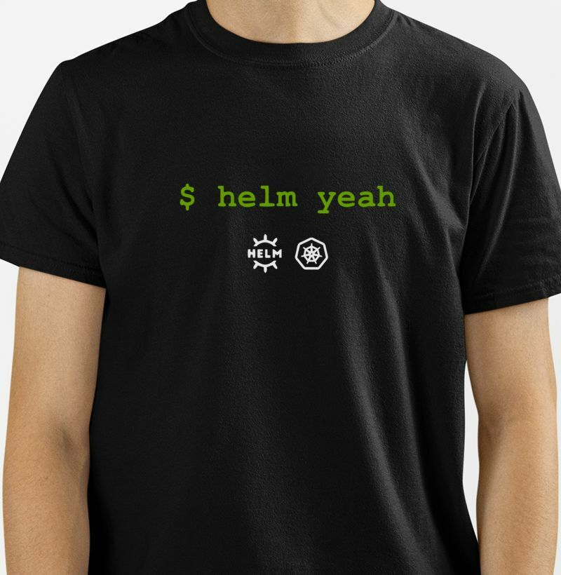 Camiseta Kubernetes Helm Yeah