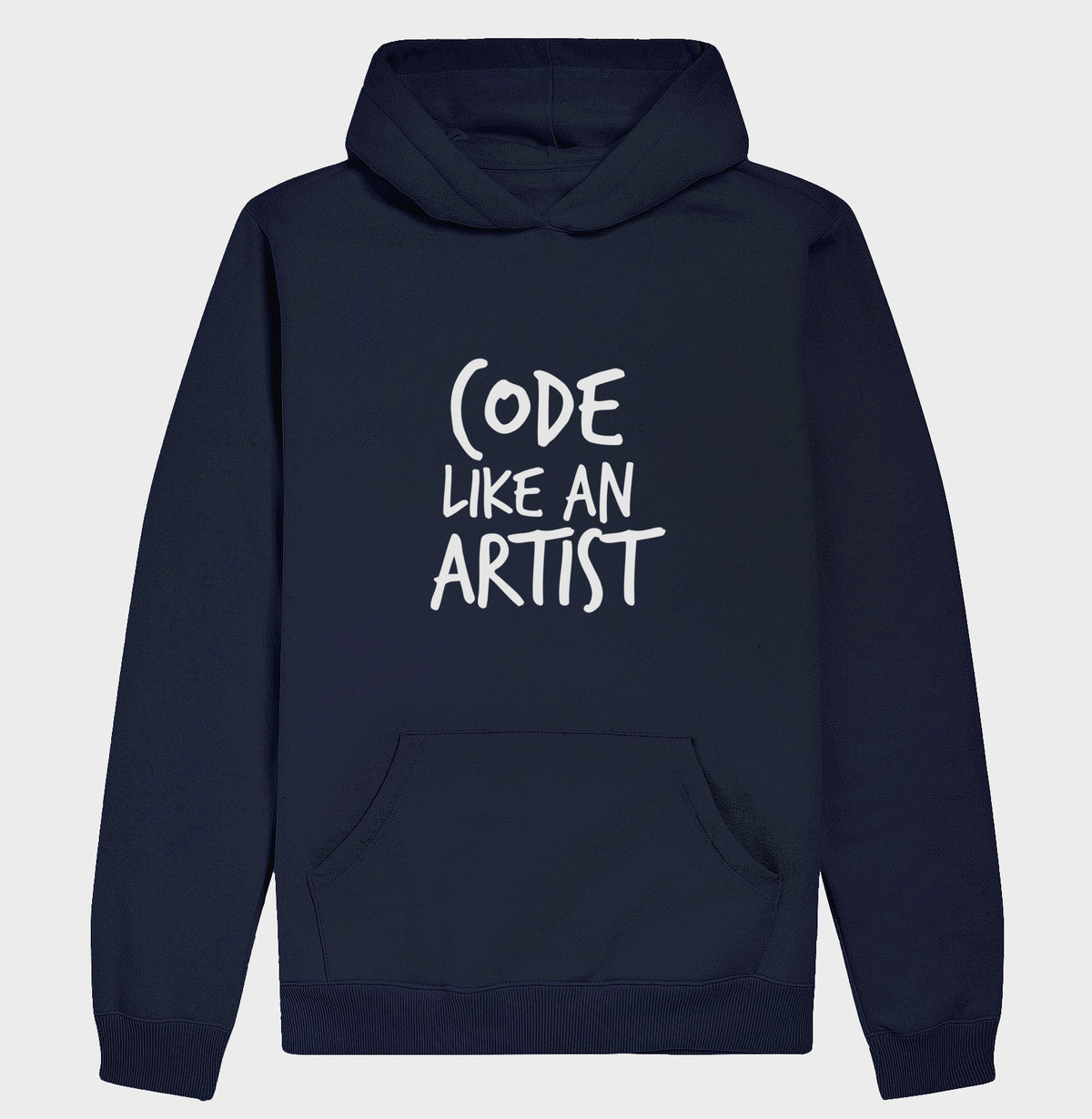 Hoodie Moletom Code Like an Artist