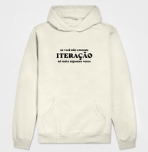 Hoodie Moletom Lógica de Programação Iteração