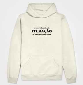 Hoodie Moletom Lógica de Programação Iteração