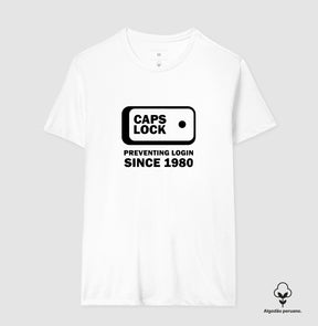 Camiseta Premium - Caps Lock