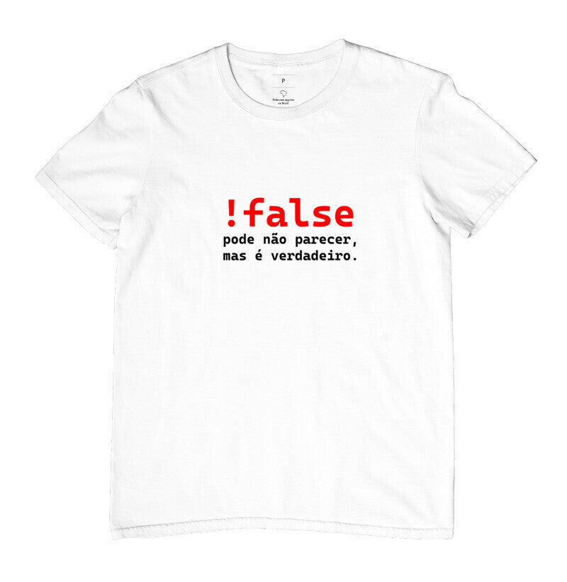 Camiseta Not False