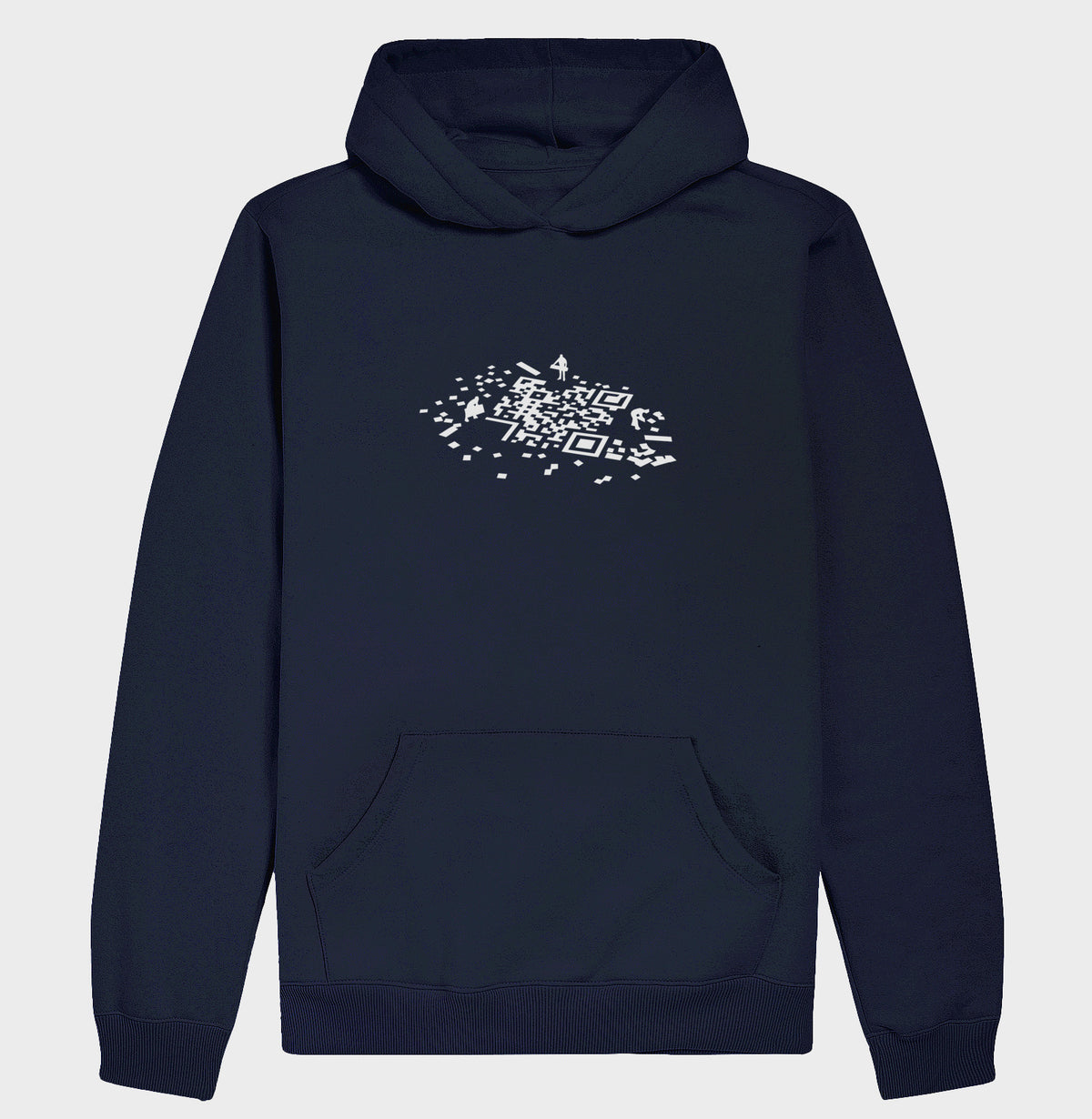 Hoodie Moletom QR Code Build