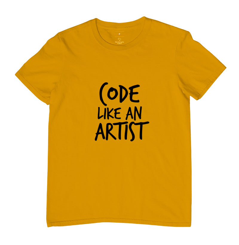 Camiseta Code Like an Artist