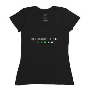 Camiseta Prece Git Commit