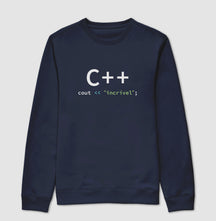 Suéter Moletom C++ INcrivel