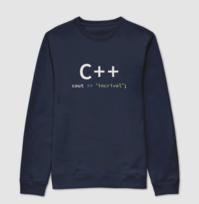 Suéter Moletom C++ INcrivel