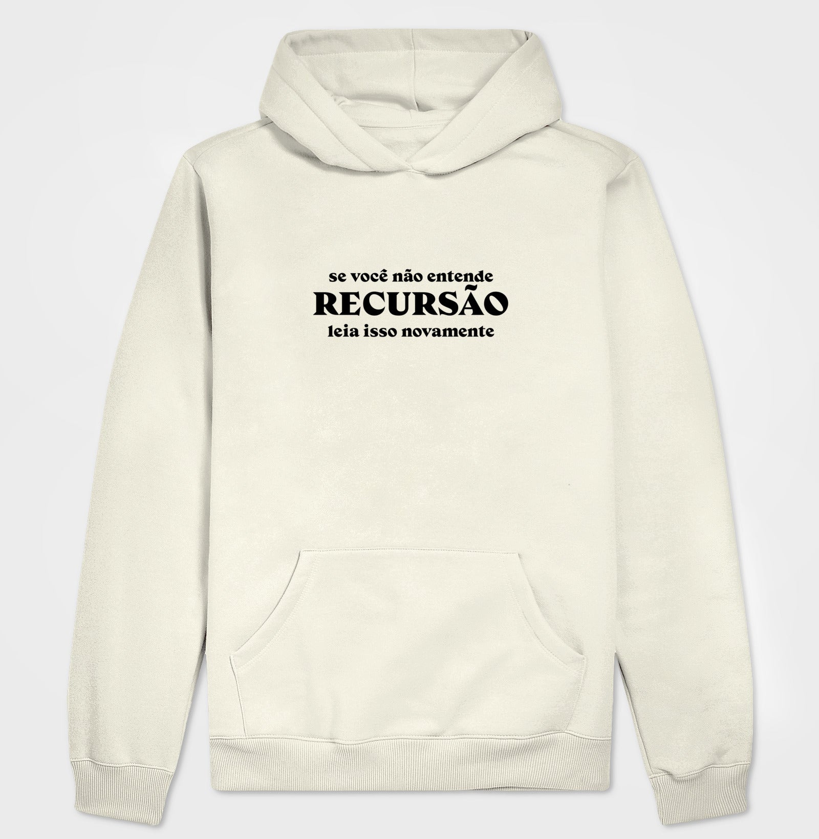 Hoodie Moletom Lógica de Programação Recursão