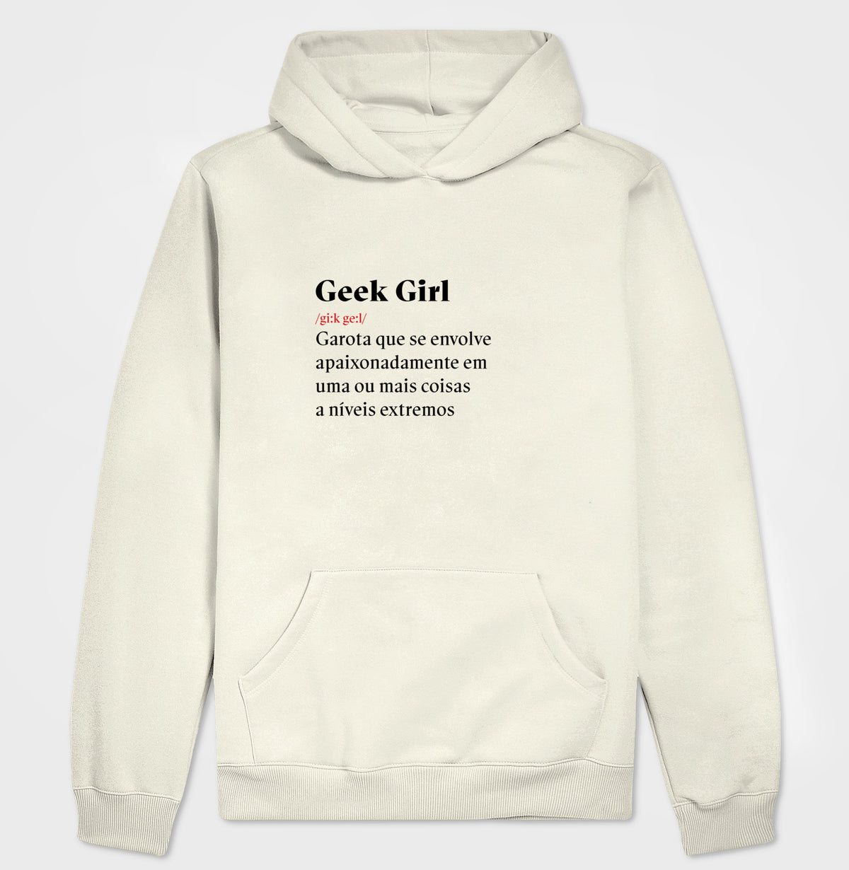 Hoodie Moletom Definição Geek Girl