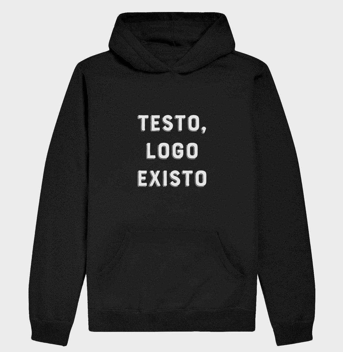 Hoodie Moletom QA Testo Logo Existo