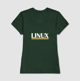 Camiseta Linux Retrô