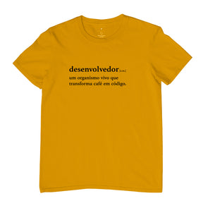 Camiseta Definição de Desenvolvedor