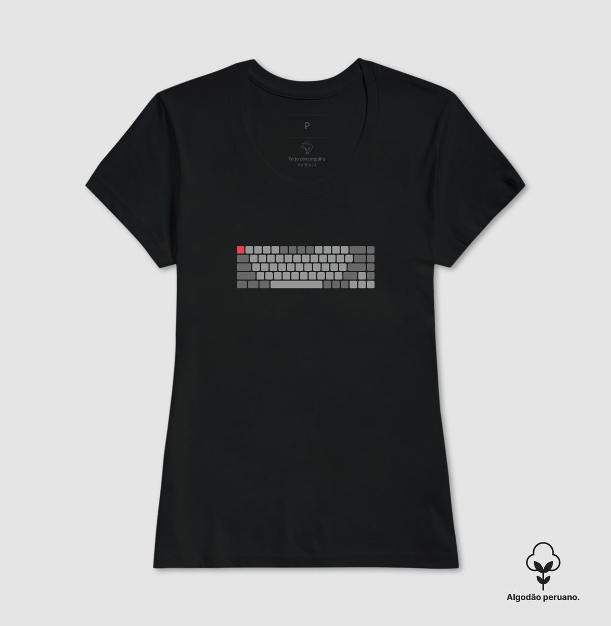 Camiseta Premium - Teclado