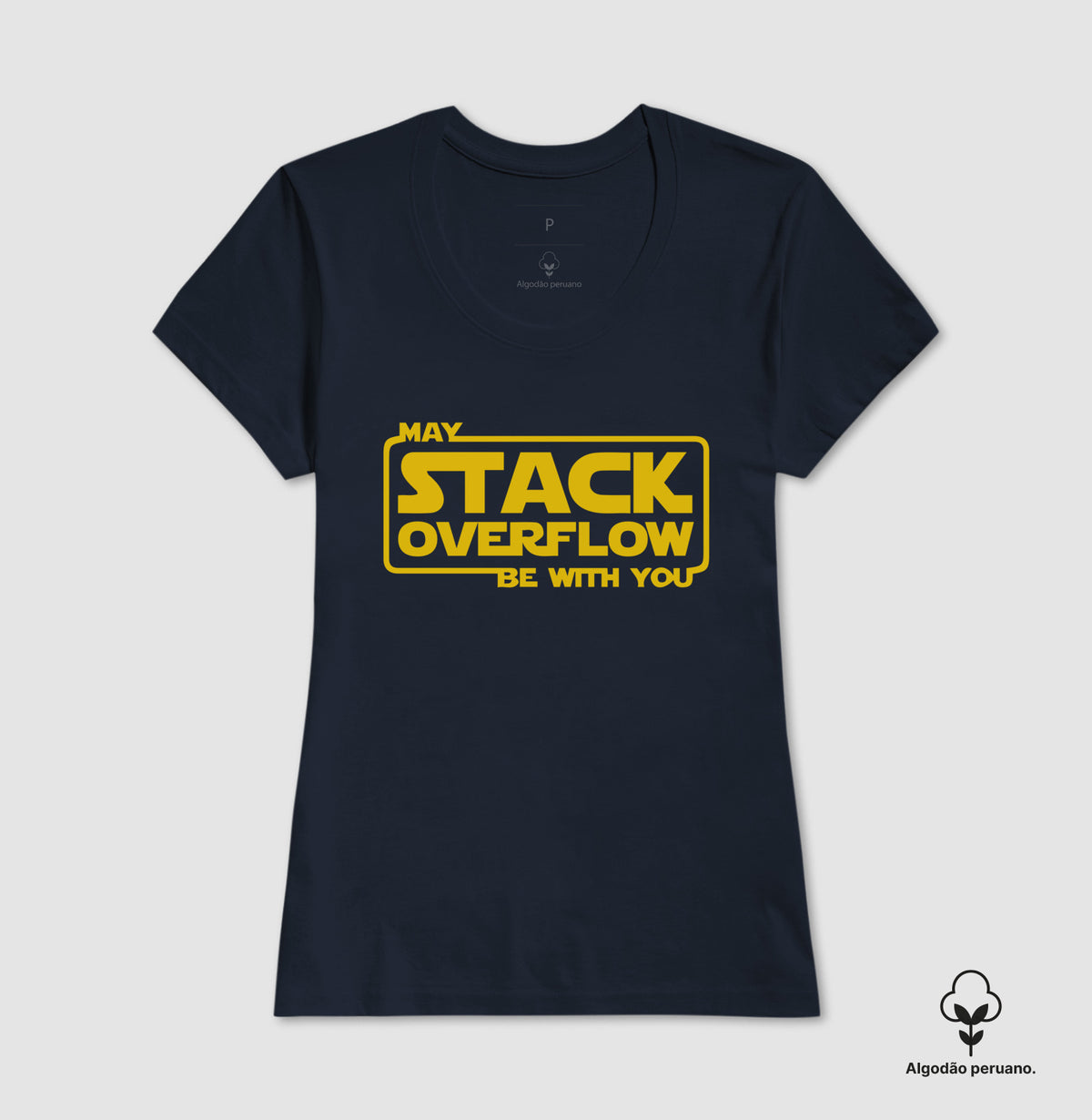 Camiseta Premium Stack Overflow with you