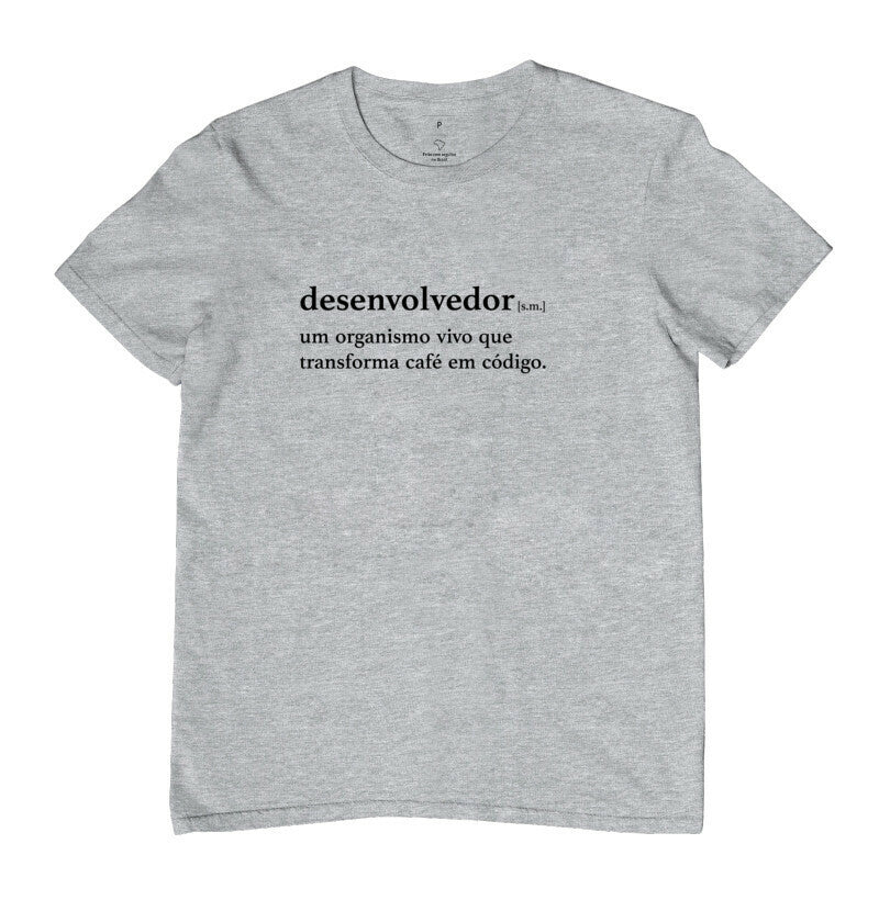 Camiseta Definição de Desenvolvedor