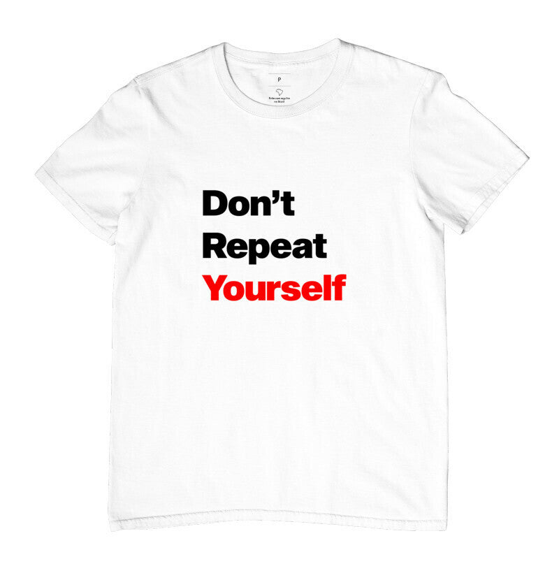 Camiseta DRY (Don't Repeat Yourself)