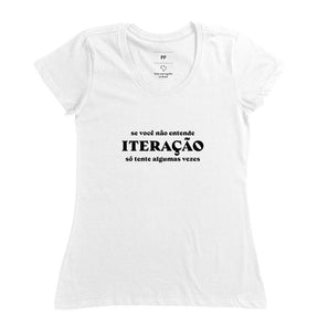 Camiseta Lógica de Programação Iteração