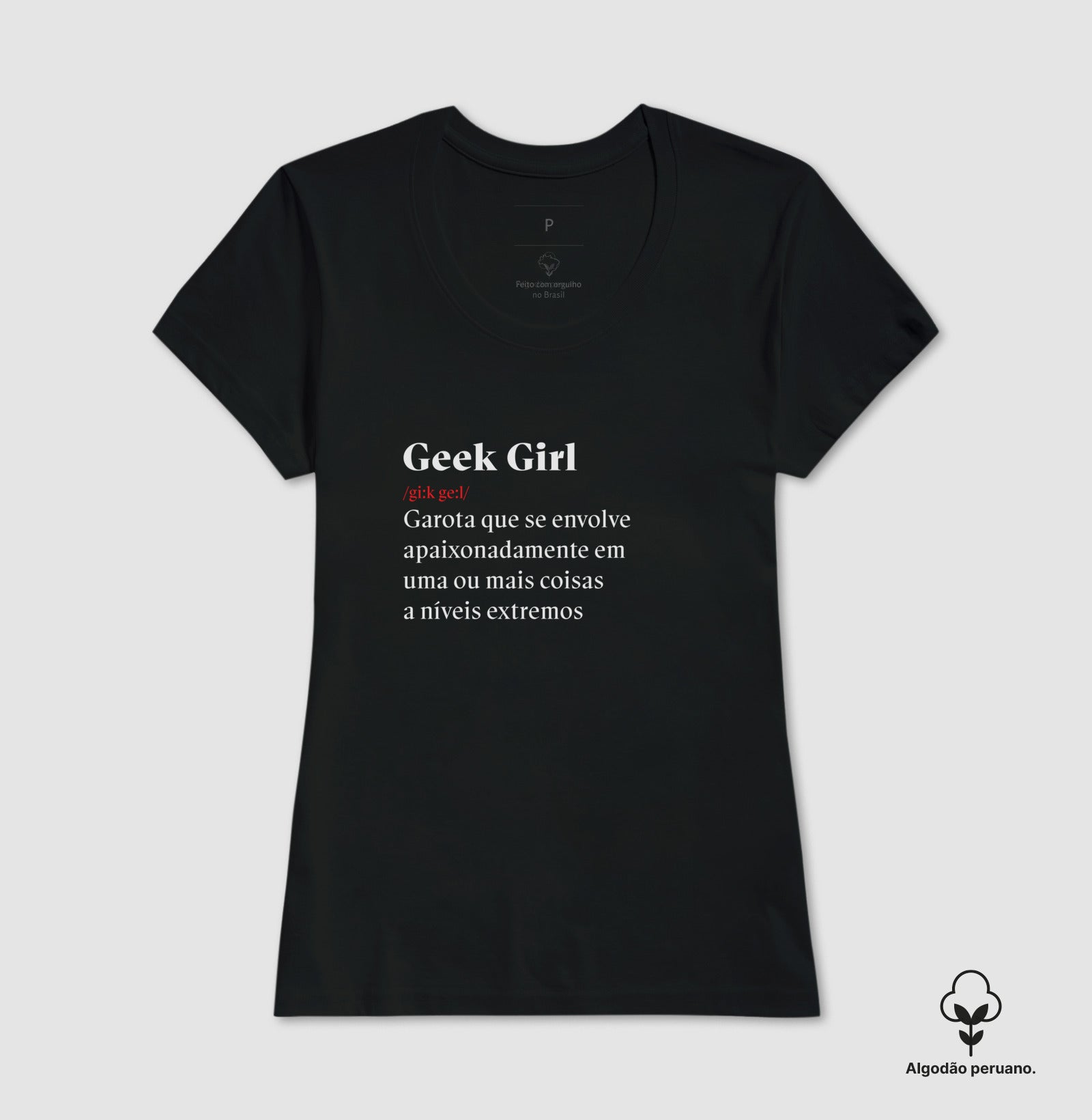 Camiseta Premium - Definição Geek Girl