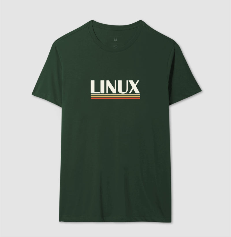 Camiseta Linux Retrô