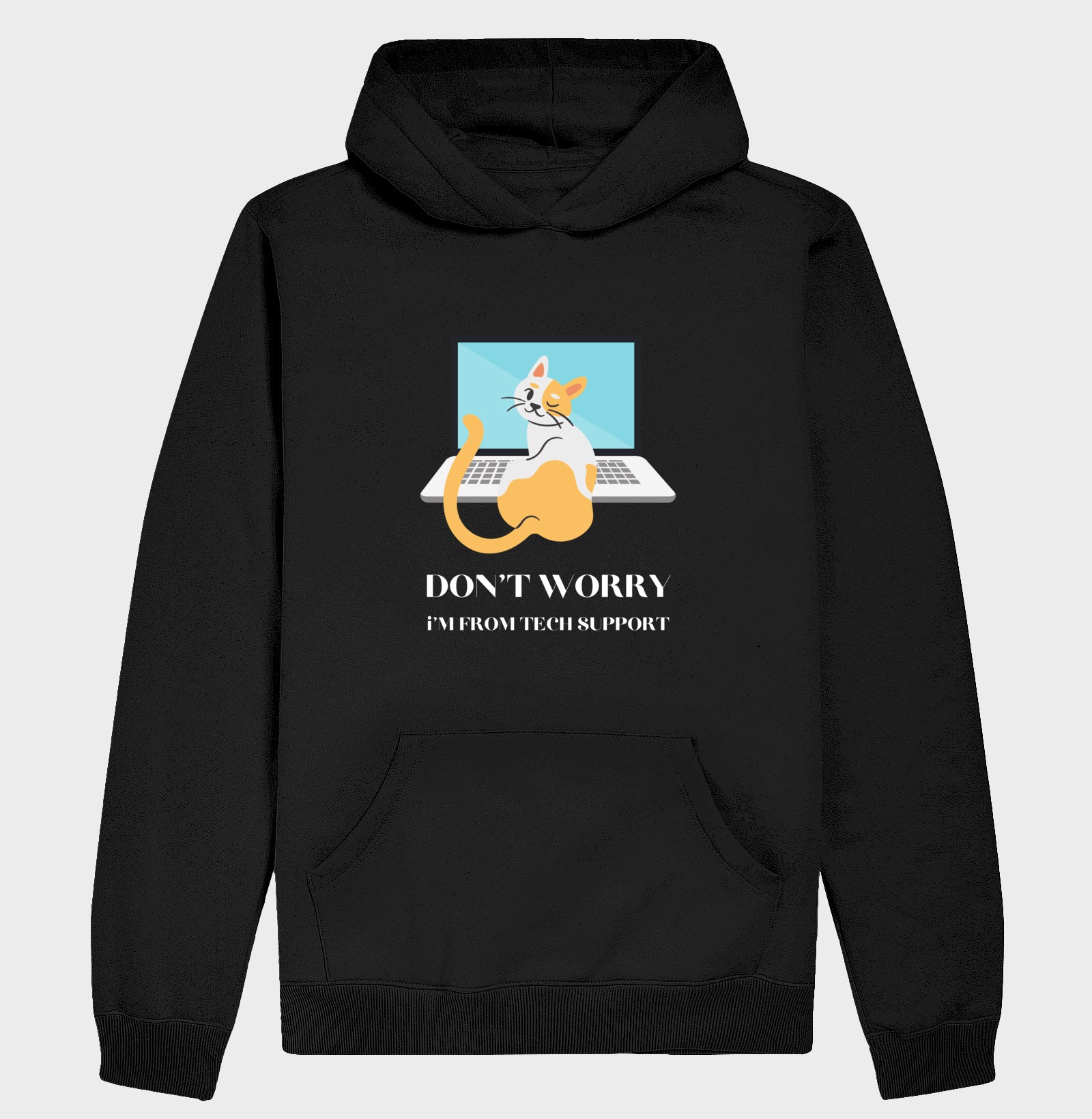 Hoodie Moletom Cat Support