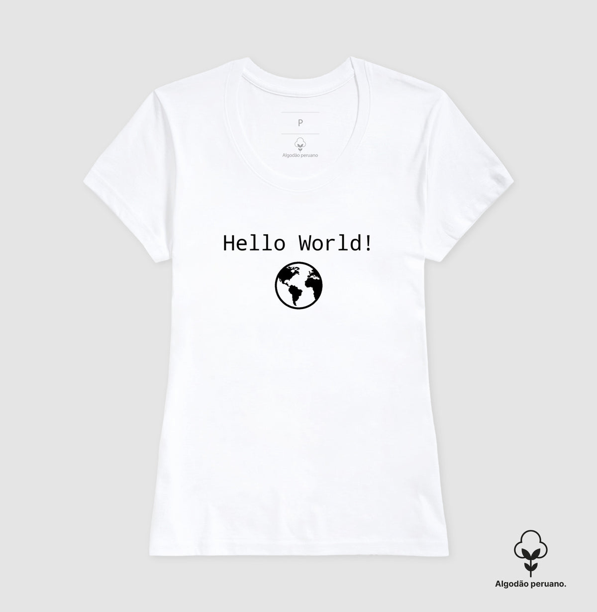 Camiseta Premium Hello World v2