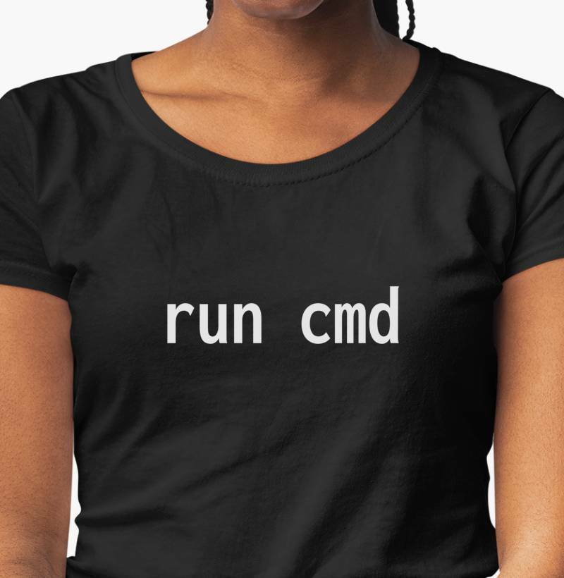 Camiseta Run cmd