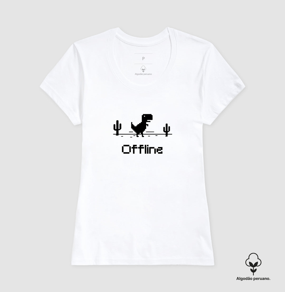 Camiseta Premium - Dino Offline