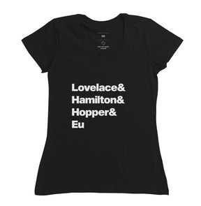 Camiseta Lovelace & Hamilton & Hopper & Eu