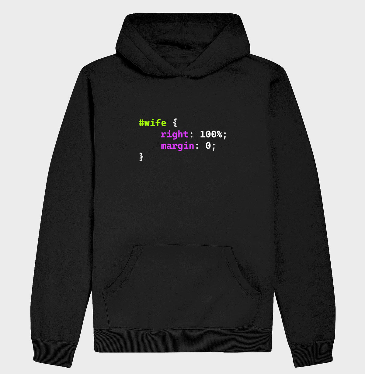 Hoodie Moletom Wife CSS