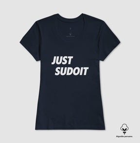 Camiseta Premim Linux Just Sudo It