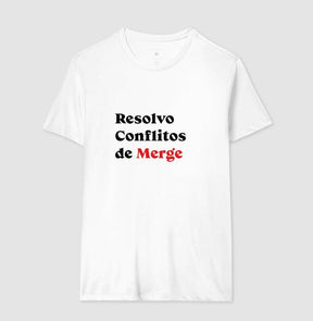 Camiseta Resolvo Conflitos de Merge