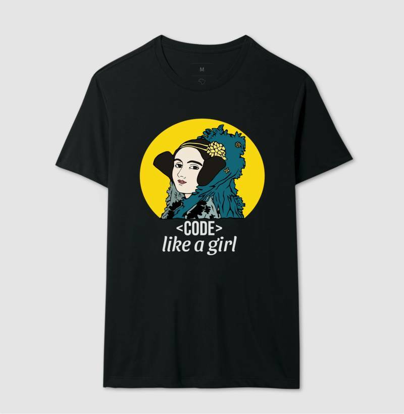 Camiseta Ada Lovelace Code Like a Girl