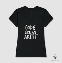 Camiseta Premium Code Like an Artist