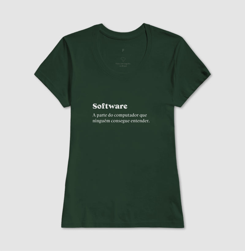 Camiseta Definição Software