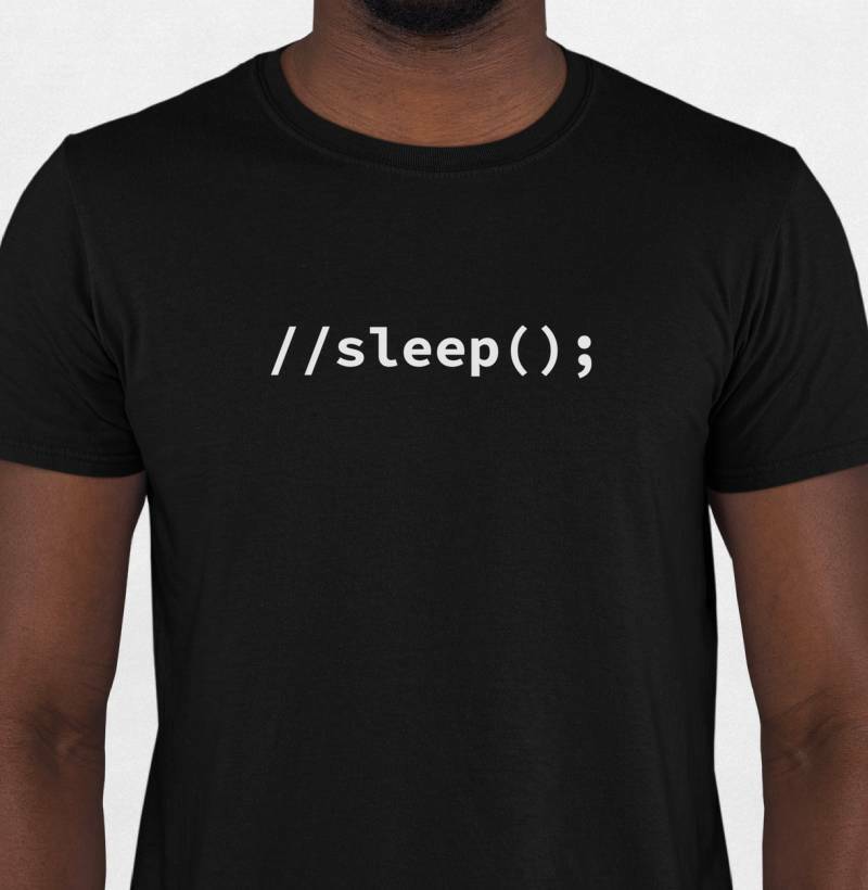 Camiseta Comment Sleep