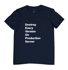 Camiseta DEVOPS Acróstico